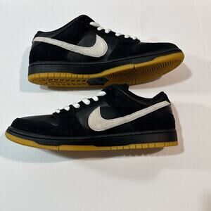 *Missing Box Lid* Nike Sb Dunk Low Pro Black/white/gum “Black Gum” Size 11 Men